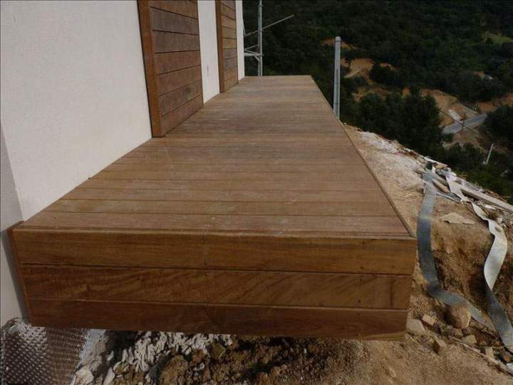 Réalisation ouvrage extérieur en bois Ajaccio