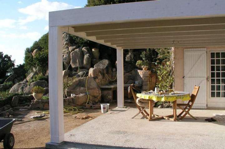 Terrasse extérieur maison Ajaccio