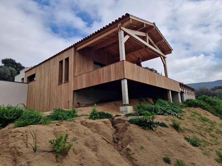 Construction maison à ossature bois Ajaccio