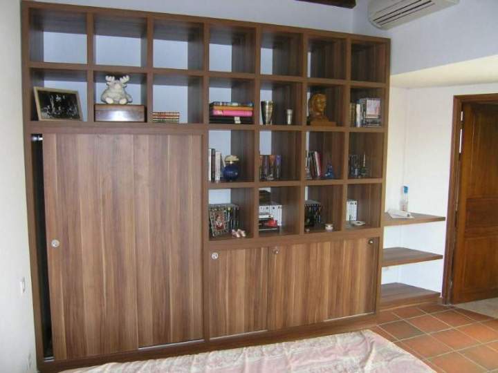 Bibliothèque bois Ajaccio