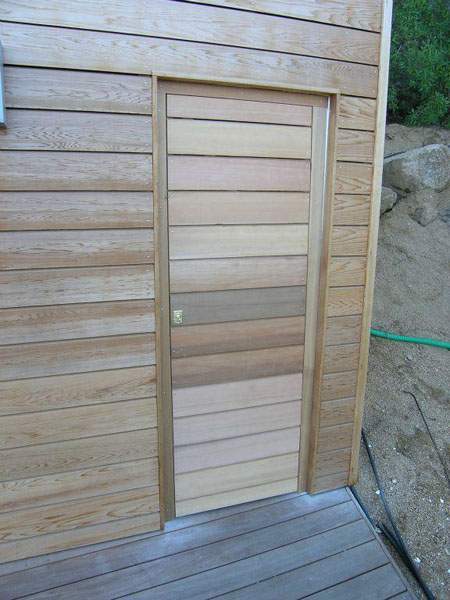 Construction porte en bois Ajaccio