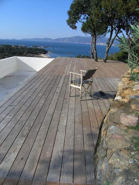 Terrasse bois moderne design Ajaccio